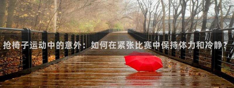 杏耀平台登录：抢椅子运动中的意外：如何在紧张比赛中保持体力和冷静？